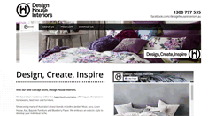 Desktop Screenshot of designhouseinteriors.com.au