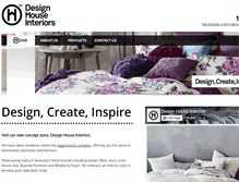 Tablet Screenshot of designhouseinteriors.com.au